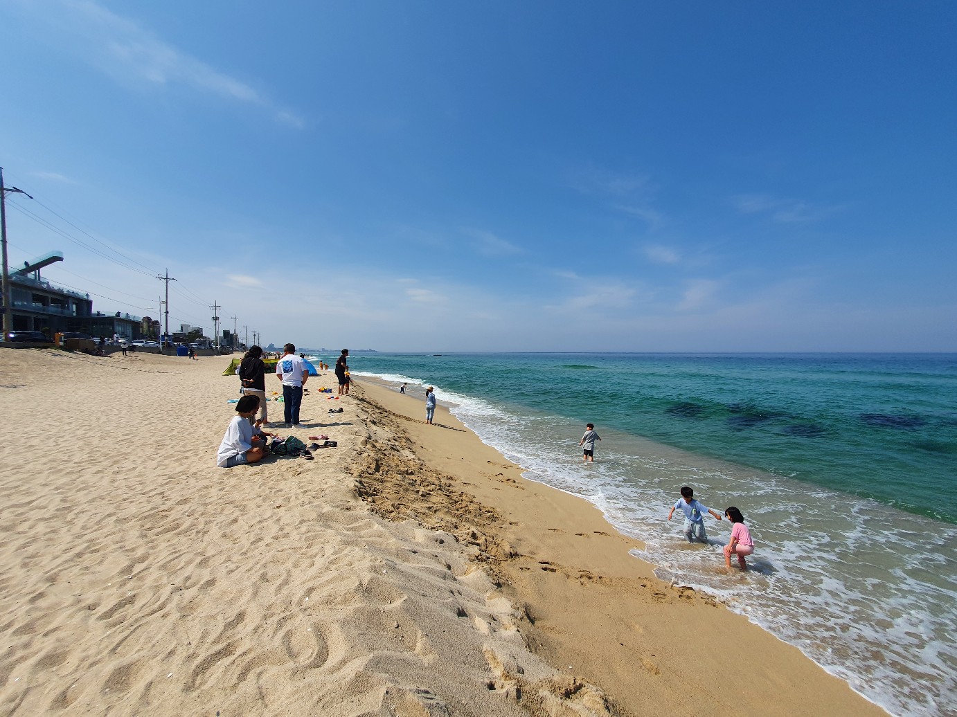 Sacheonjin Beach的照片 具有非常干净级别的清洁度