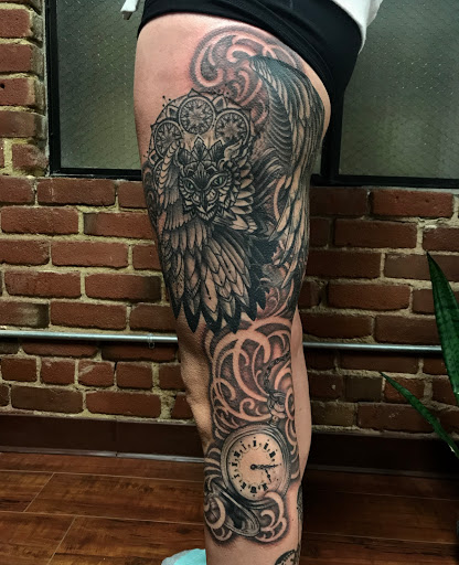 Explore spider man tattoo ideas, creative tattoo ideas in Scipio Center, available at Ace of Wands Private Tattoo & Tarot Studio . Appointment Only