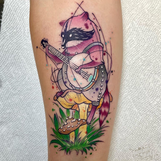 Explore outer space tattoo ideas, creative tattoo ideas in West Hollywood, available at The Honorable Society Tattoo Shop