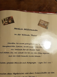 Kleine Traube à Esslingen menu