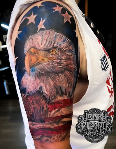 Explore cover up tattoo ideas for upper arm, creative tattoo ideas in Silver City, available at Independent Ink Tattoo