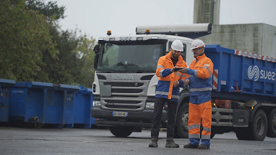 SUEZ Recyclage et Valorisation - Déchetterie professionnelle - Centre de tri des déchets à Riom