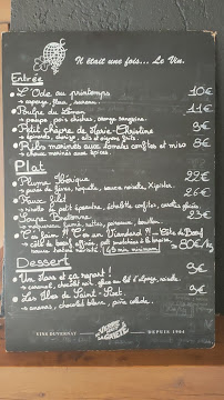 Restaurant Le Variant à Saint-Sixt (le menu)