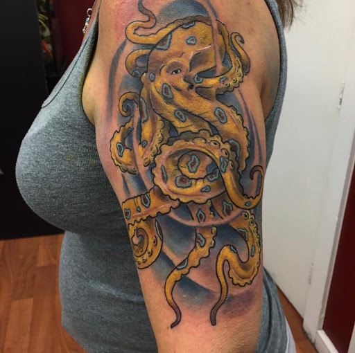 Explore star of david tattoo ideas, creative tattoo ideas in Katy, available at Artistic Impressions Tattoo Studio