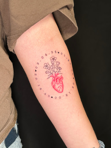 Explore word tattoo ideas for women, creative tattoo ideas in Norcross, available at Brotherhood Tattoo