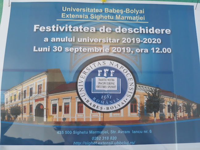 Universitatea "Babes-Bolyai", Extensia Sighetu Marmatiei - Psiholog