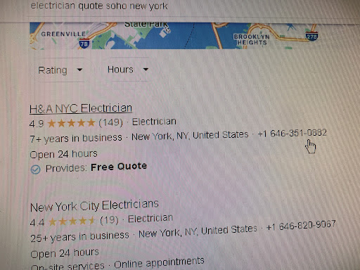 Electrician «H&A NYC Electrician», reviews and photos, 40 Fulton St, New York, NY 10038, USA