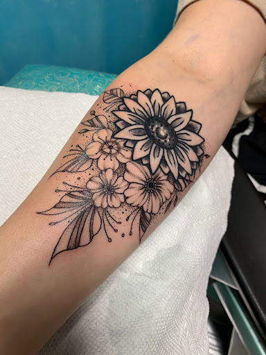 Explore tattoo ideas names on arm, creative tattoo ideas in Russellville, available at All Is Well Tattoo and Art Studio