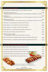 Menu du Etinn Restaurant à Weil am Rhein