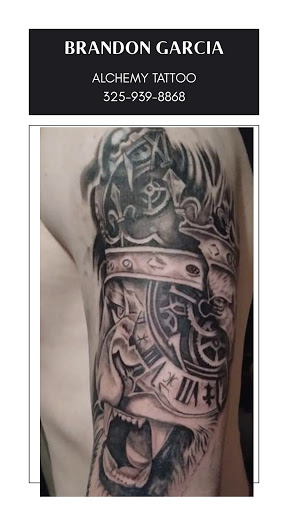 Explore strength tattoo ideas, creative tattoo ideas in San Angelo, available at Alchemy Tattoo and Piercing Studio