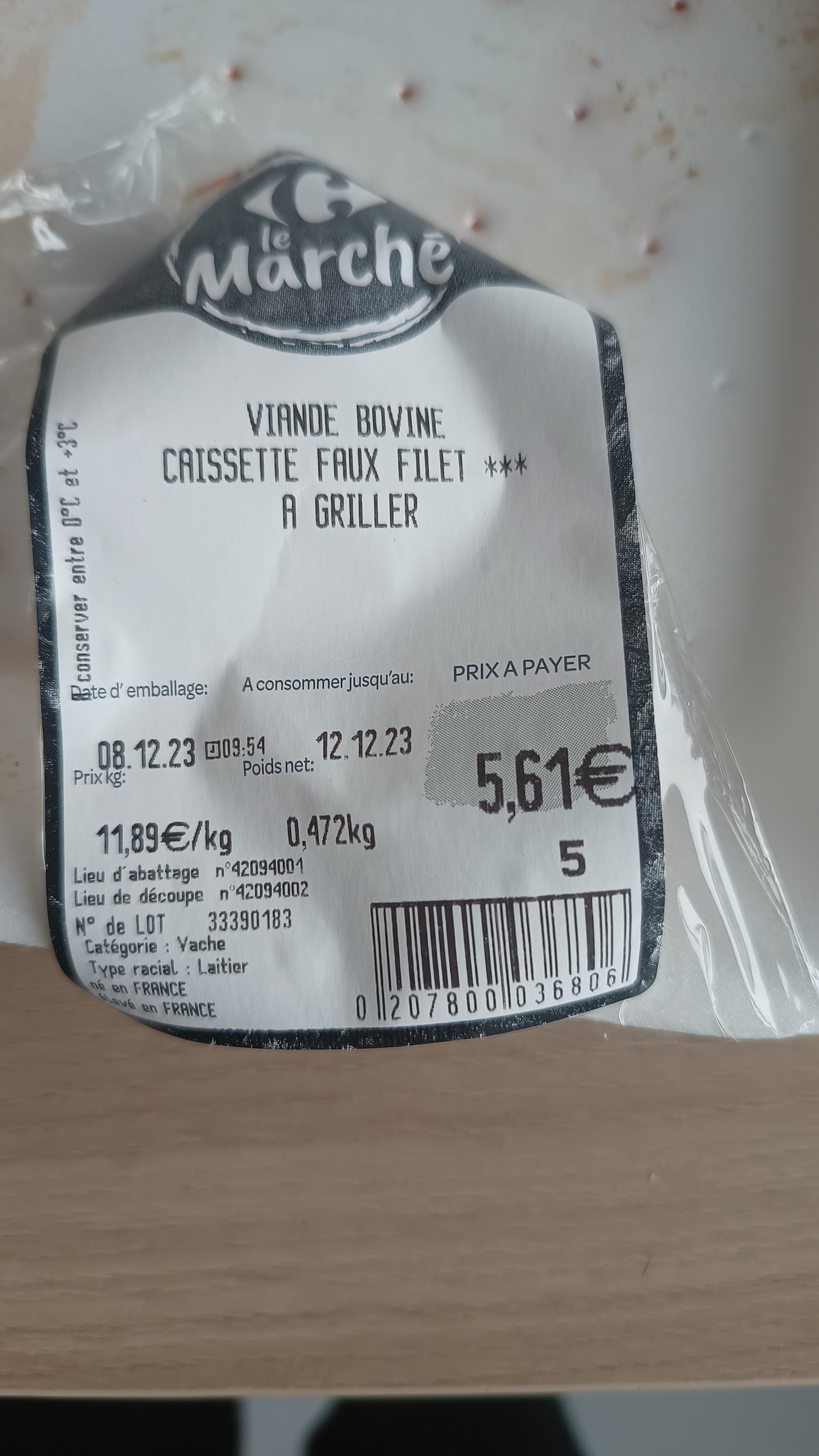 Photo n° 1 de l'avis de Elisa.o fait le 09/12/2023 à 12:26