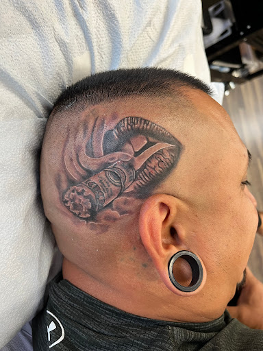 Explore music tattoo ideas, creative tattoo ideas in Saint Paul, available at No Joke Tattoo Studios