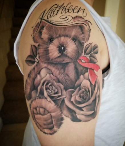 Explore step dad tattoo ideas, creative tattoo ideas in Boulder City, available at Ragtown Tattoo