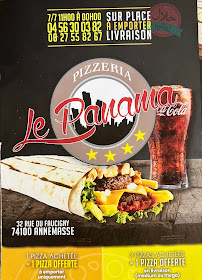 Livraison de pizzas Pizza Panama 3 à Annemasse (le menu)