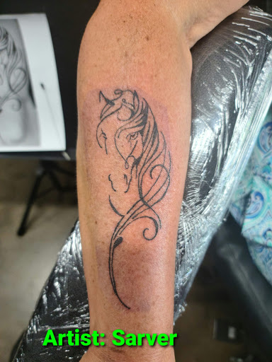 Explore longitude and latitude tattoo ideas, creative tattoo ideas in Ottawa, available at Precision Art