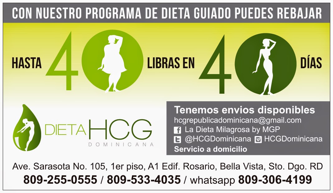 Dieta HCG Dominicana