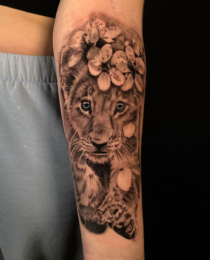 Explore ken kaneki tattoo ideas, creative tattoo ideas in Greensboro, available at Opalus Tattoo