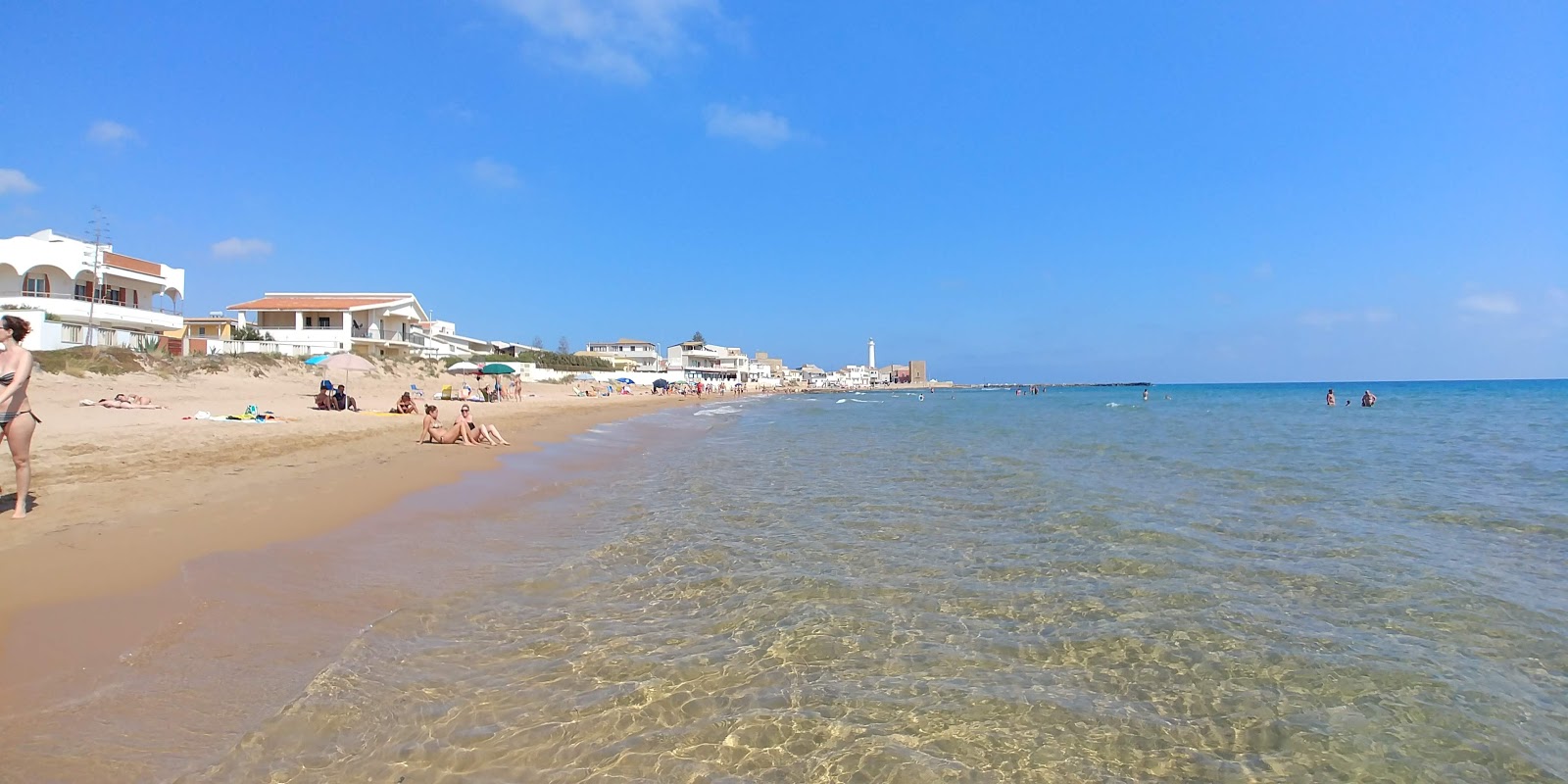 Foto von Punta Secca II mit heller feiner sand Oberfläche