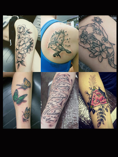 Explore lining tattoo ideas, creative tattoo ideas in Greenfield, available at Tattoos In Time Studio