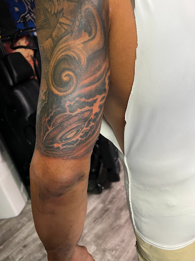 Find tattoo ideas on the chest for your next unique tattoo in Linn Creek at Hillard Skillard Tattoos, LLC.