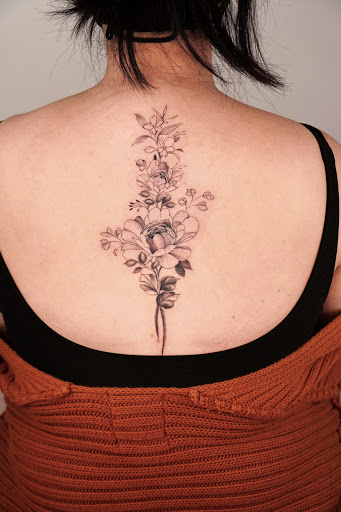 Explore simple stick and poke tattoo ideas, creative tattoo ideas in Portland, available at Midnight Tattoo
