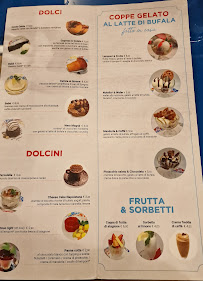 Menu du Rosso Pomodoro à Salerno