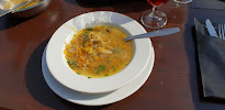 Soupe de poulet du Restaurant français FERME AUBERGE GLASBORN LINGE à Soultzeren - n°17