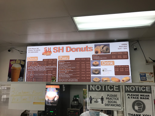 Donut Shop «S H Donuts», reviews and photos, 5313 Manor Rd, Austin, TX 78723, USA