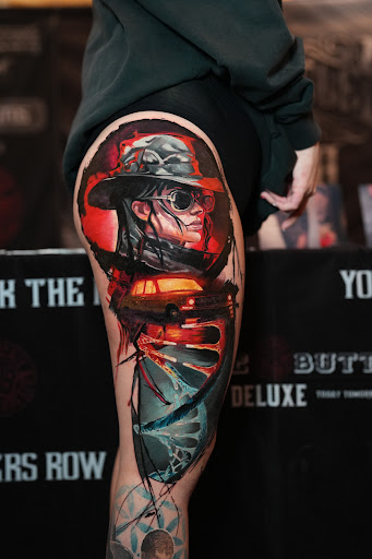 Explore mystic tattoo ideas, creative tattoo ideas in Corona, available at Crop Circles Tattoo Studio