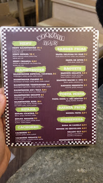 Cocktail Bar à Figueira da Foz menu