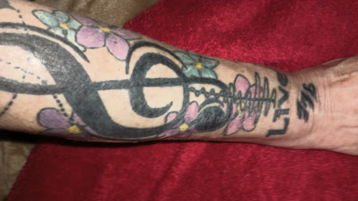 Explore side leg tattoo ideas, creative tattoo ideas in Gresham, available at Living Art Tattoo Studio