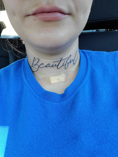 Explore flower spine tattoo ideas, creative tattoo ideas in Hayward, available at Simms Ink