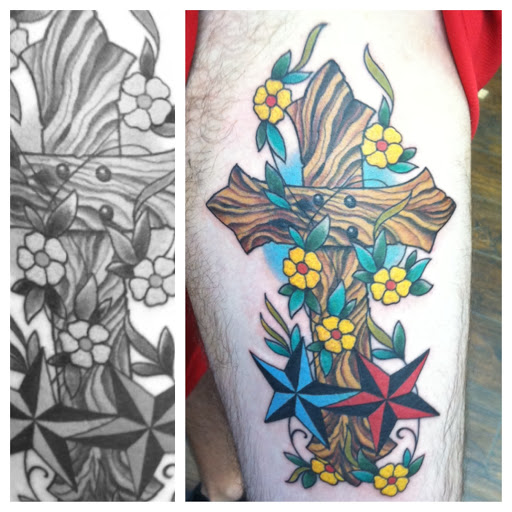 Explore butterfly tattoo placement ideas, creative tattoo ideas in Fort Lauderdale, available at Rock-A-Billy Tattoo & Piercing Studio