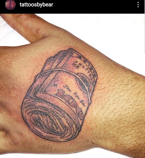 Explore small bum tattoo ideas for females, creative tattoo ideas in Chicago, available at Lucky Devil Tattoo and Piercings