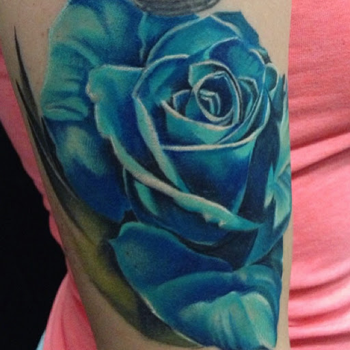 Explore chest to sleeve tattoo ideas, creative tattoo ideas in Spokane, available at Anchored Art Tattoo