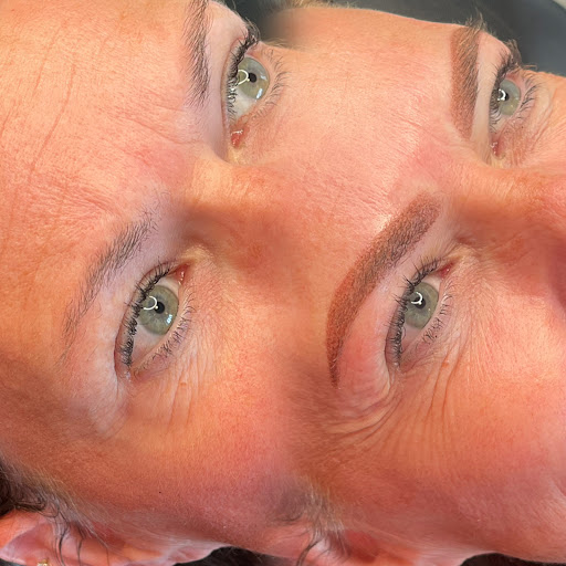 Explore goldendoodle tattoo ideas, creative tattoo ideas in Peoria Heights, available at BeautiFULL Brows By Jen Microblading - Permanent Makeup Wild Honey Beauty Studio