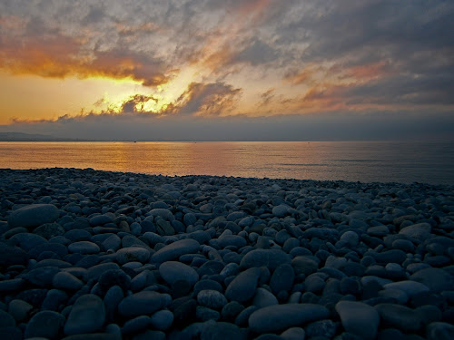 Promenade Baie des Anges à Villeneuve-Loubet