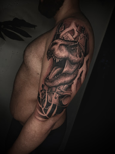 Explore forehead tattoo ideas, creative tattoo ideas in Southampton, available at Le Uke Tattoo Studio