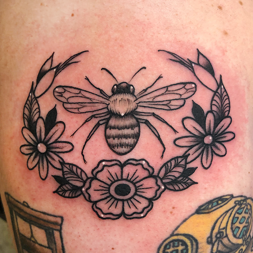Explore woman sleeve tattoo ideas, creative tattoo ideas in Fogelsville, available at Gilded Heron Tattoo