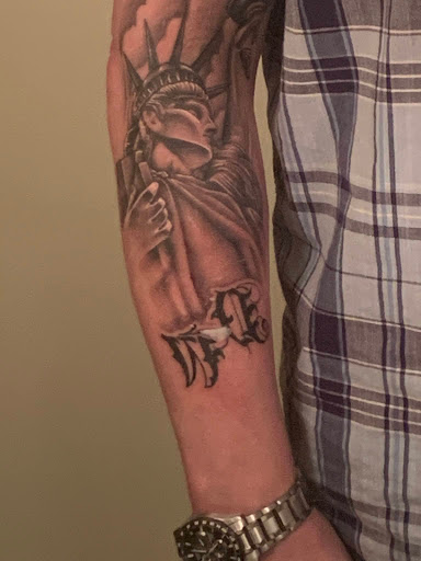 Explore grief tattoo ideas, creative tattoo ideas in Canton, available at Beauty Mark Tattooing