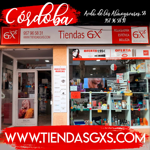 Tiendas GXs - Almogávares - Productos de peluquería y estética