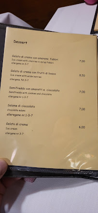 Trattoria dal Biassanot à Bologna menu