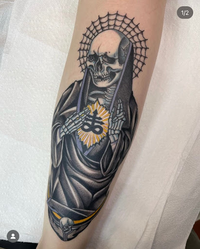 Explore captain america tattoo ideas, creative tattoo ideas in San Jose, available at The Holy Scythe Tattoo