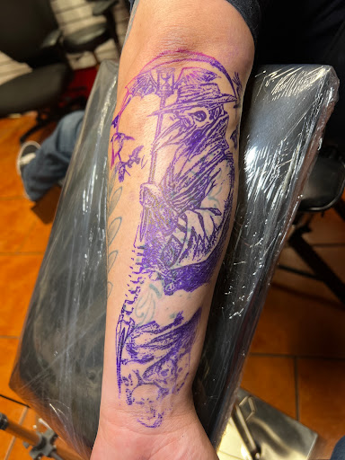 Explore deer tattoo ideas, creative tattoo ideas in El Paso, available at Estilo Firme Tattoo Co.