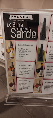 Menu / carte de Funchal à Olbia