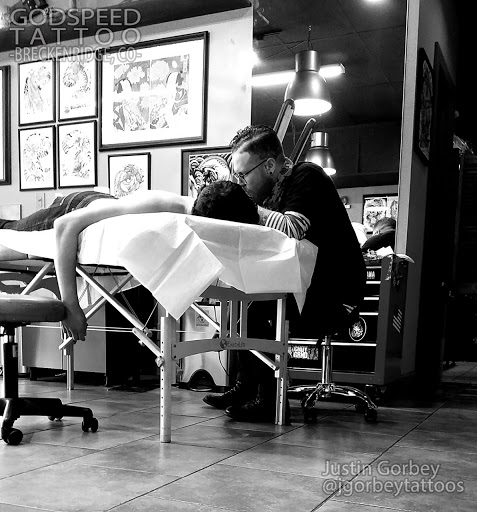 Tattoo Shop «Godspeed Tattoo», reviews and photos, 100 N Main St Suite 102, Breckenridge, CO 80424, USA