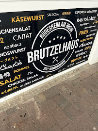 BRUTZELHAUS - Rüdesheim am Rhein - 𝐁𝐮𝐫𝐠𝐞𝐫 | 𝐖𝐮𝐫𝐬𝐭 | 𝐏𝐨𝐦𝐦𝐞𝐬 | 𝐒𝐚𝐥𝐚𝐭 à Rüdesheim am Rhein menu