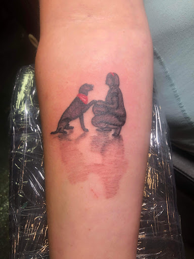 Explore to infinity and beyond tattoo ideas, creative tattoo ideas in Kokomo, available at Happys Tattoo Studio