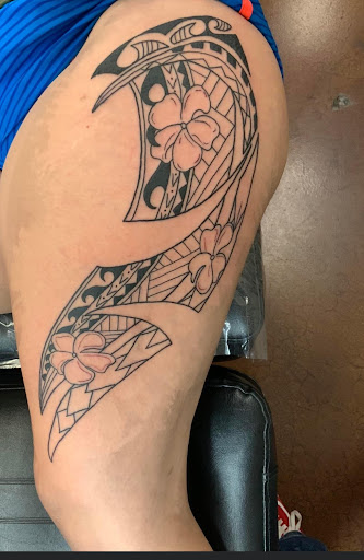 Explore wolf tattoo ideas for men, creative tattoo ideas in Weatherford, available at Old Souls Ink