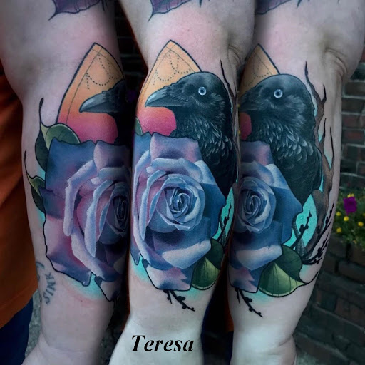 Explore love music tattoo ideas, creative tattoo ideas in Sanford, available at Venom Ink Tattoo